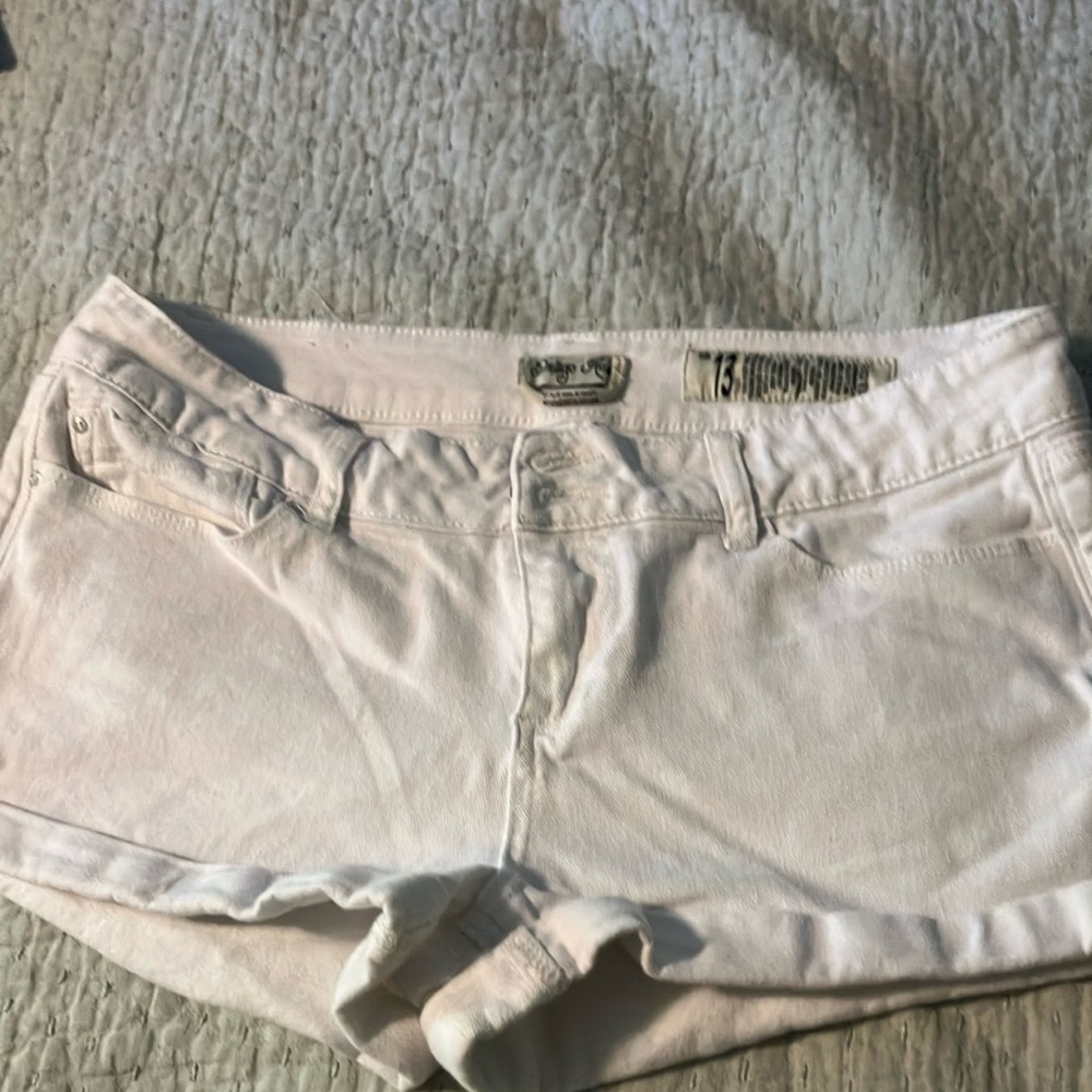 White Denim Shorts no stains size 13